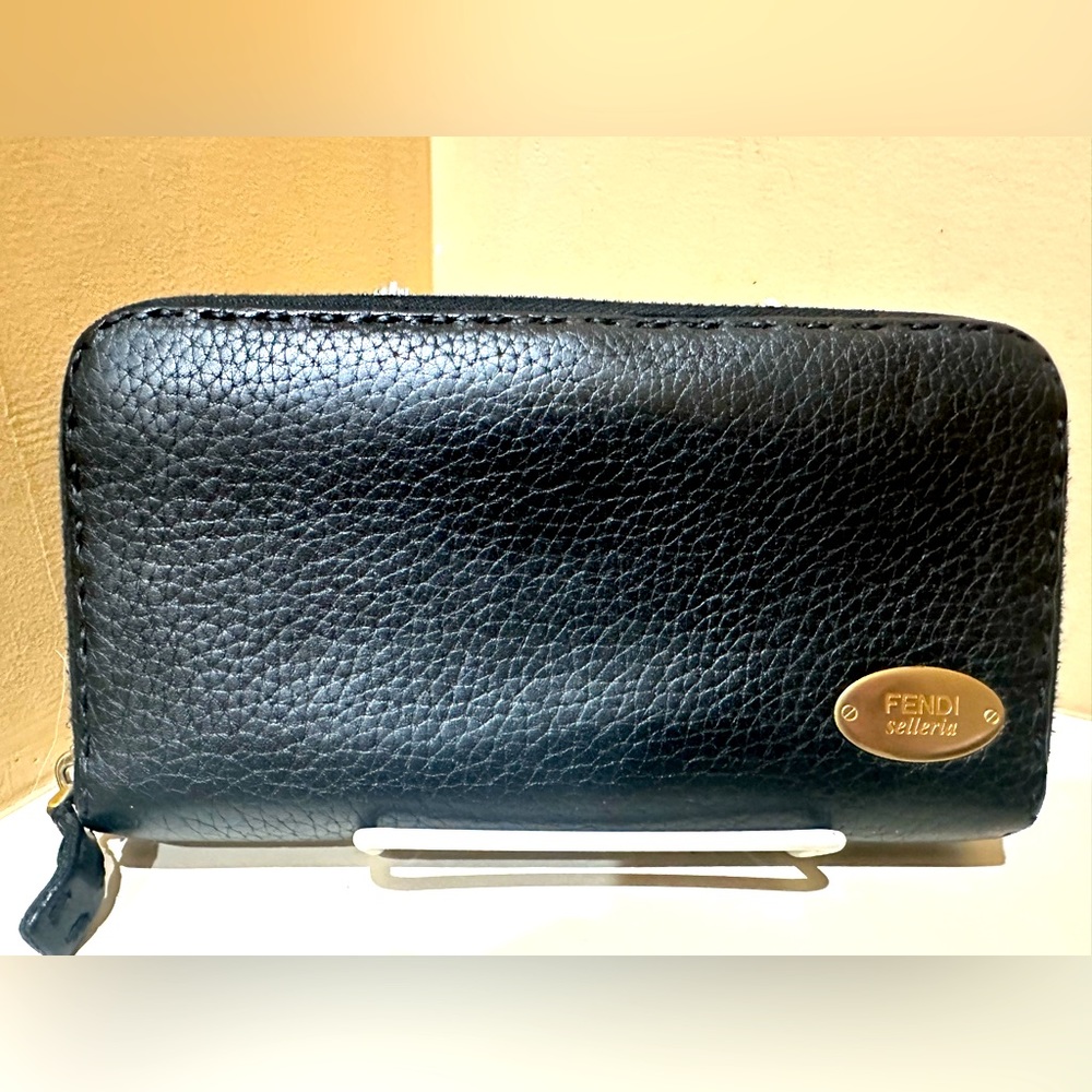 Fendi Black Selleria Wallet